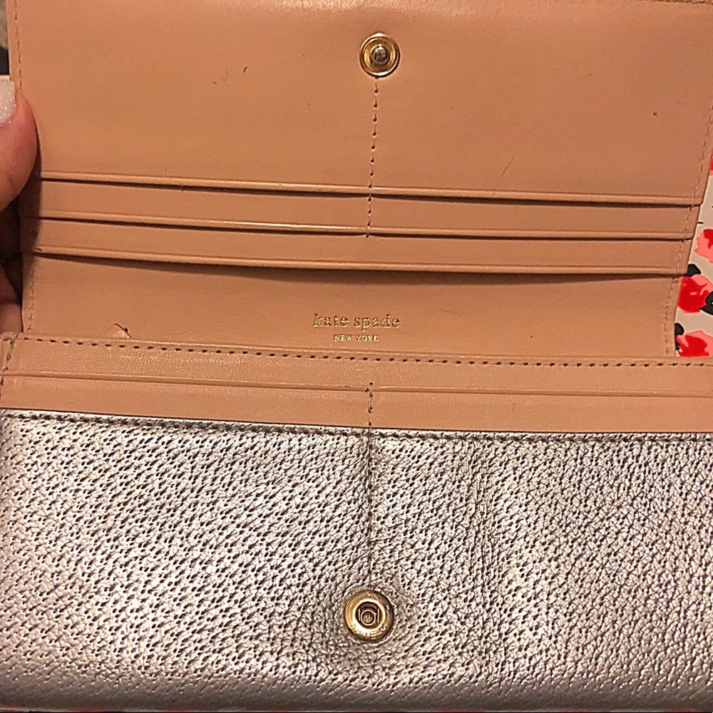 KATE SPADE Metallic Wilver Wallet - Picture 6 of 8